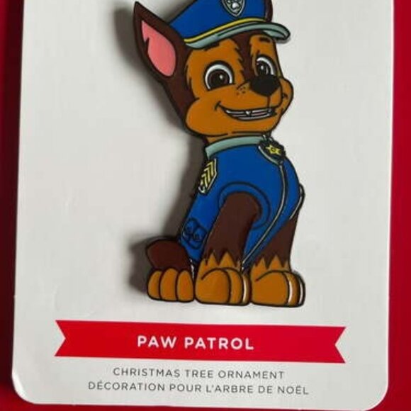 Hallmark Hanging Metal Ornaments - Paw Patrol Chase - NWT - Picture 2 of 4